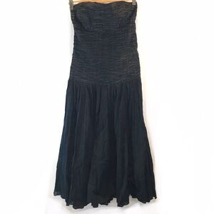 Diane Von Furstenberg Black Midi Dress